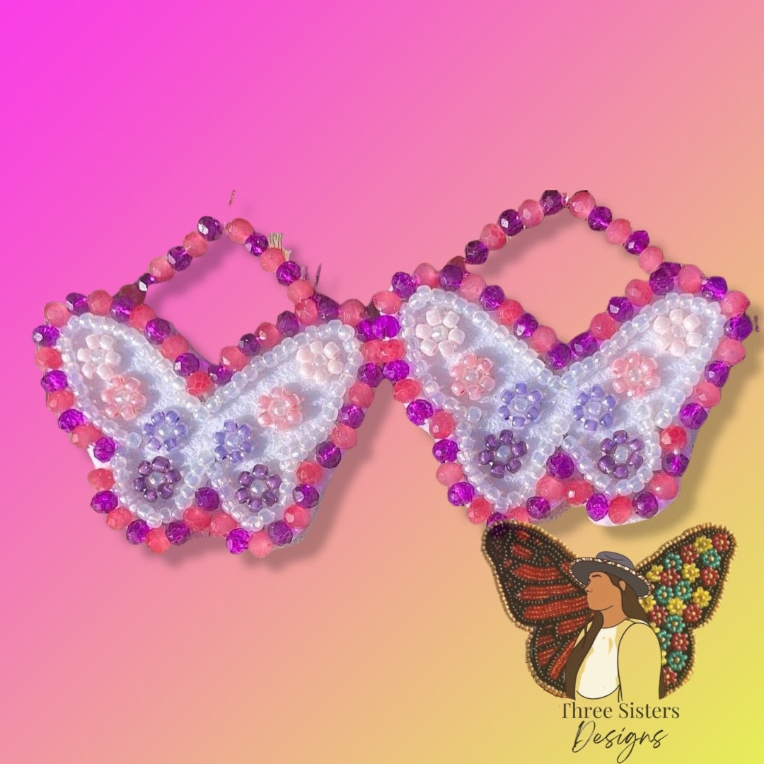 Butterfly earrings by 3 Sisters Designs